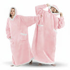 Hoodie Blanket Oversized Soft Fleece Roomy Hood & Pocket