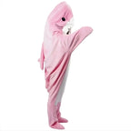 Hoodie Blanket Shark Design Soft Flannel Blend Roomy Fit