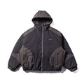 Hoodie Jacket Quilted Padded Utility Pockets
