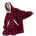 Hoodie Oversized Sherpa Fleece Deep Pockets