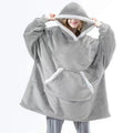 Hoodie Oversized Sherpa Fleece Deep Pockets