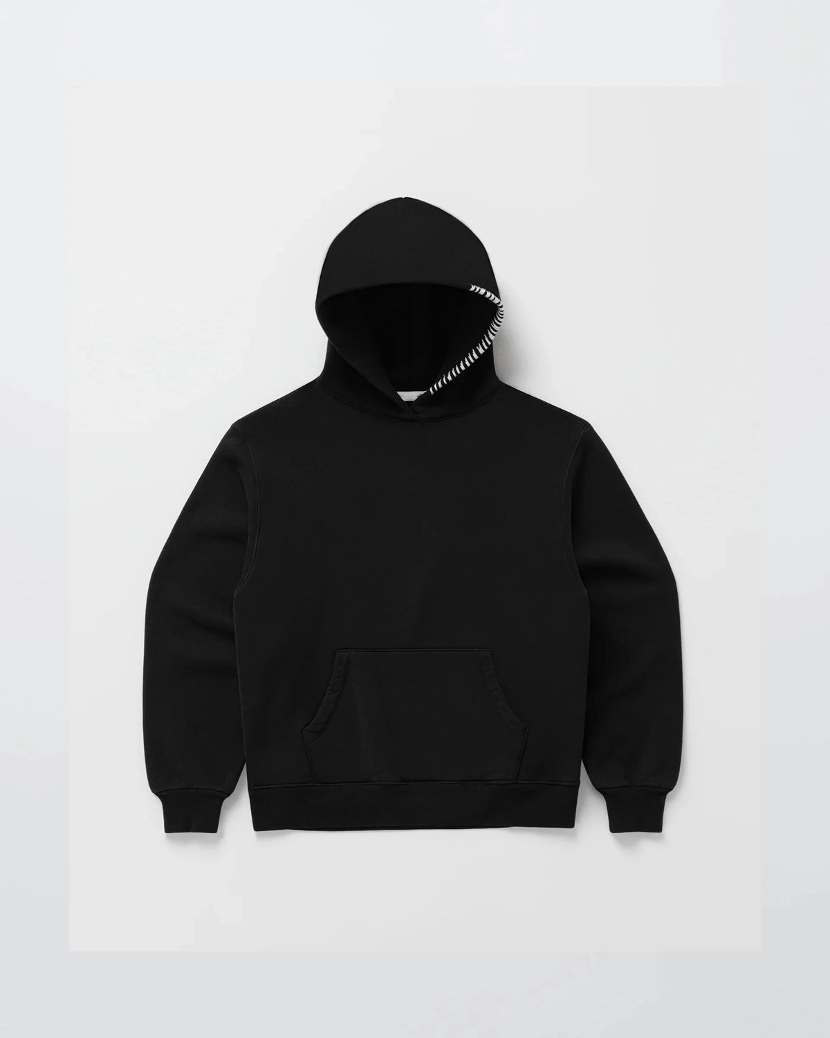 Hoodie Tailored Fit & Structured Hood Cotton Blend