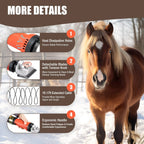Horse Clippers Ultra-Quiet Low-Vibration & High-Torque