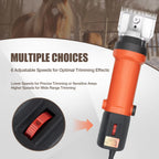 Horse Clippers Ultra-Quiet Low-Vibration & High-Torque