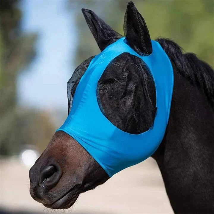 Horse Fly Mask Full Face & Ear Breathable Mesh