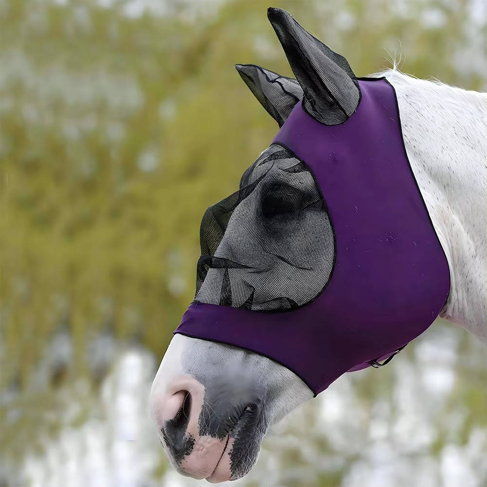 Horse Fly Mask Stretch Mesh Universal Fit 60% UV