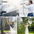 Hose Nozzle Attachment High-Pressure Jet & Fan Corrosion-Resistant Metal