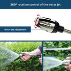 Hose Nozzle High Pressure Dual Rotating Adjustable Spray