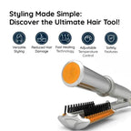 Hot Air Brush Automatic Rotating Ceramic Barrel Adjustable Heat