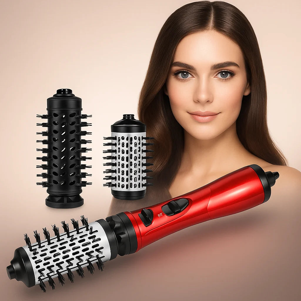 Hot Air Brush Ceramic & Ion 360° Rotation