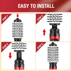 Hot Air Brush Ceramic & Ion 360° Rotation