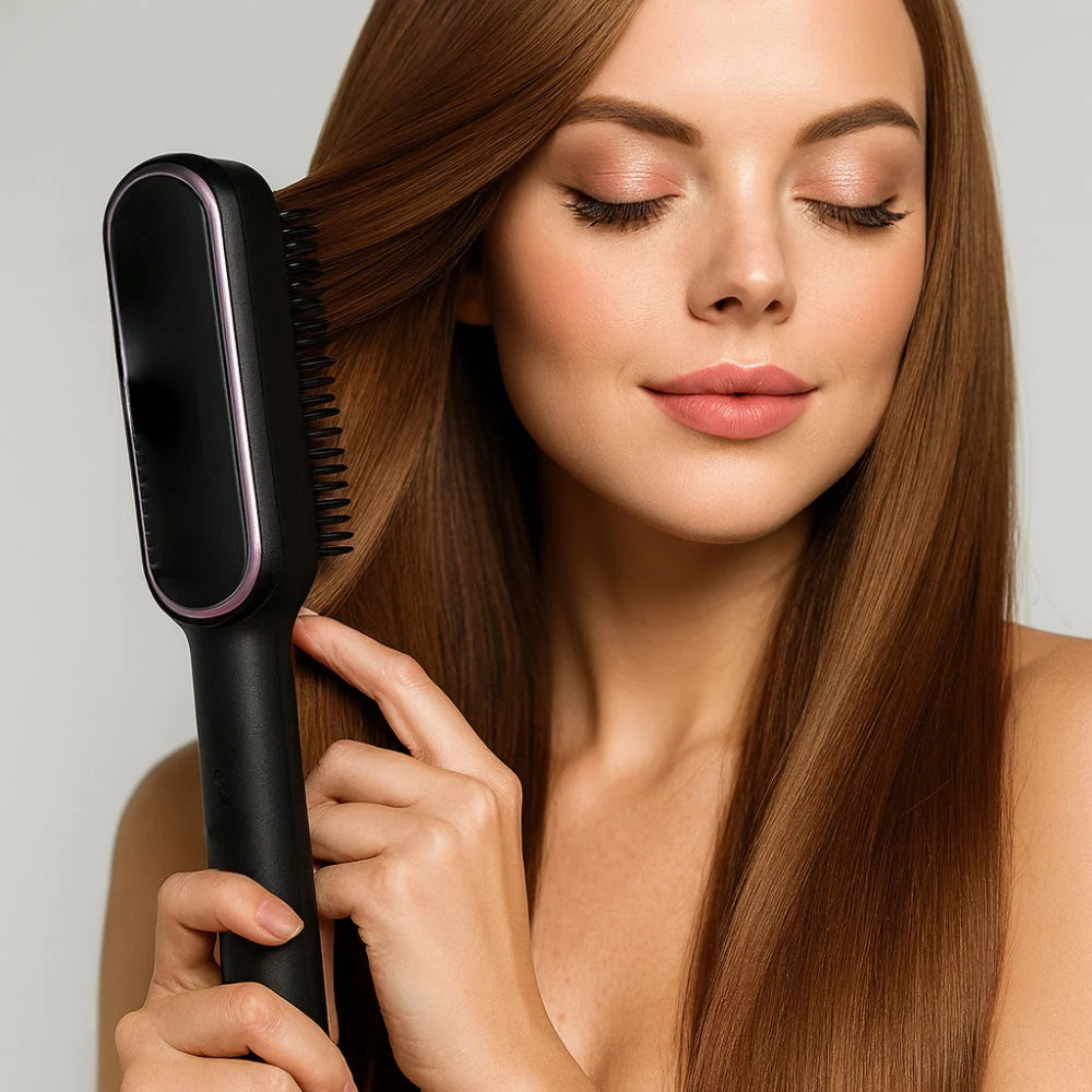 Hot Comb Heated One-Pass Smoothing 30-Min Auto-Off