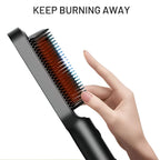 Hot Comb Heated One-Pass Smoothing 30-Min Auto-Off