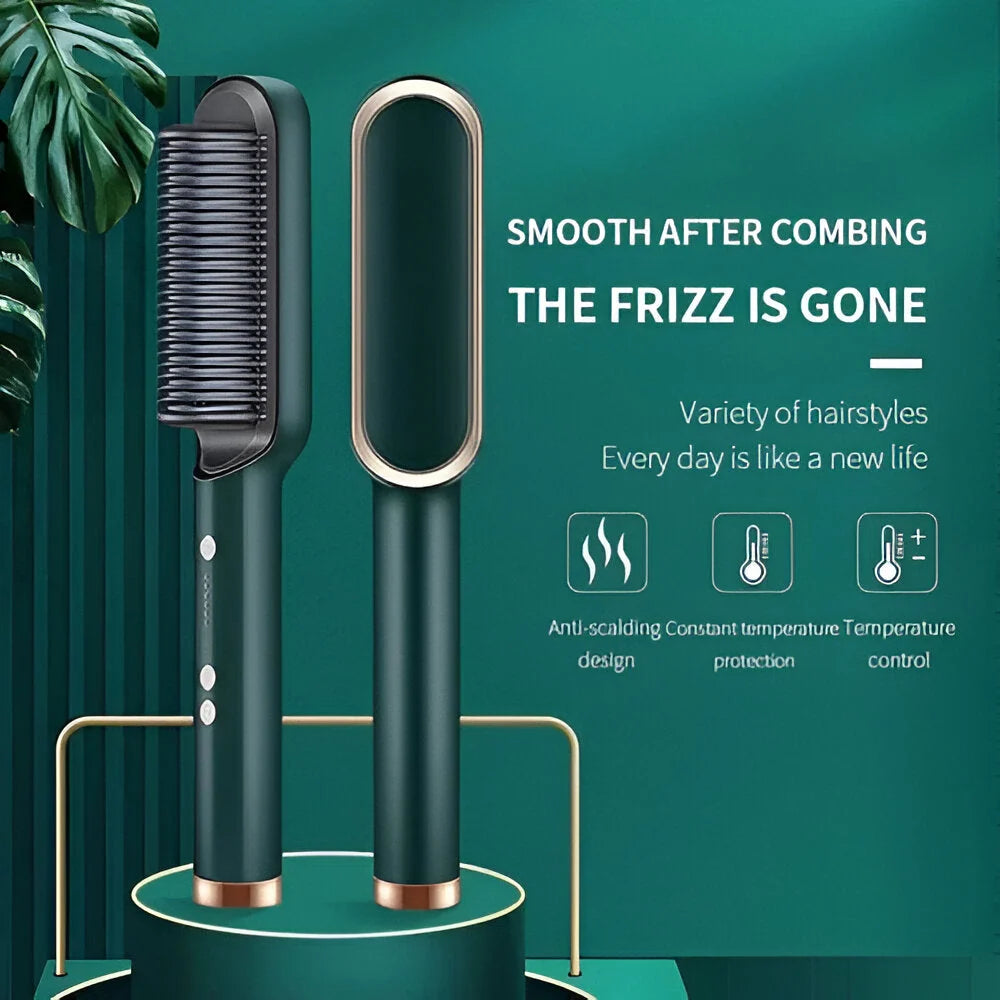 Hot Comb Heated One-Pass Smoothing 30-Min Auto-Off