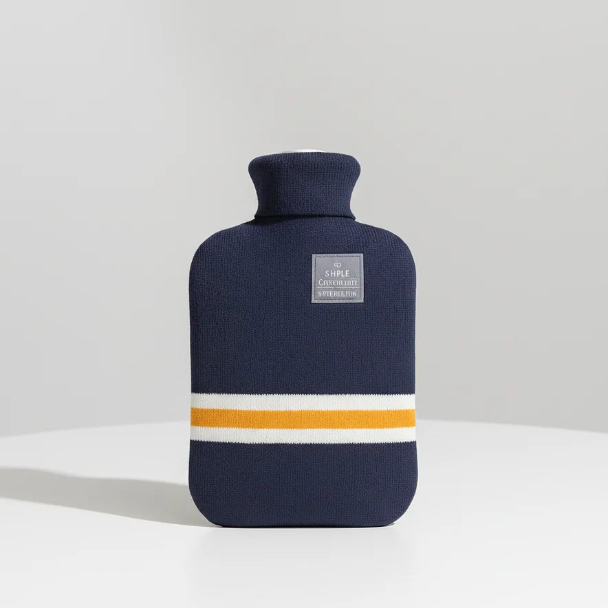 Hot Water Bottle 2 L Removable Knitted Cover