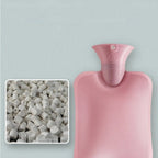 Hot Water Bottle 2 L Removable Knitted Cover