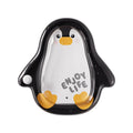 Hot Water Bottle Penguin Shape Transparent Front Leak-Proof Cap