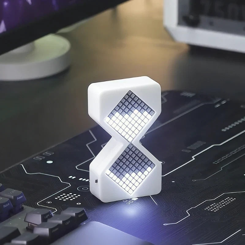 Hourglass Light Custom Timer USB Rechargeable & Dimmable