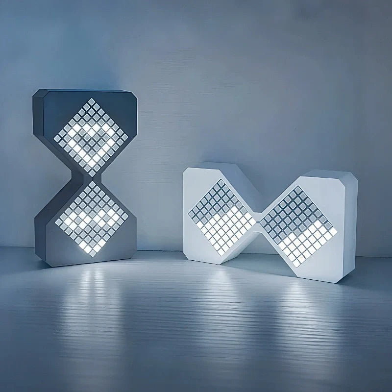 Hourglass Light Custom Timer USB Rechargeable & Dimmable