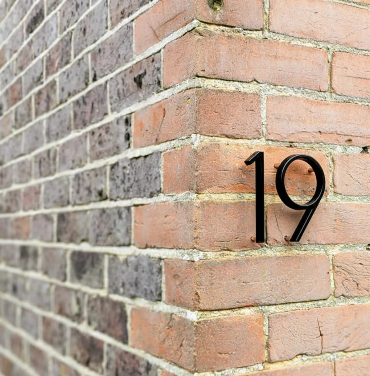 House Number Black Zinc Alloy Weather-Resistant