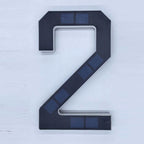 House Number Sign Solar LED Automatic Dusk To Dawn