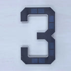 House Number Sign Solar LED Automatic Dusk To Dawn