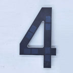 House Number Sign Solar LED Automatic Dusk To Dawn