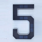 House Number Sign Solar LED Automatic Dusk To Dawn