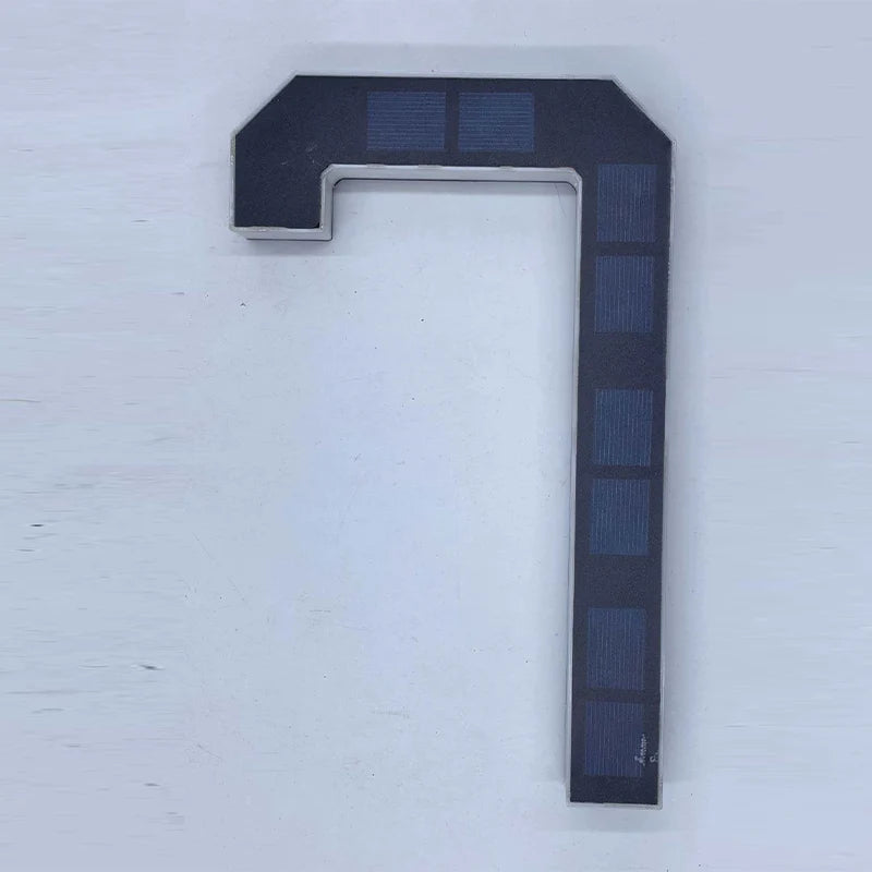 House Number Sign Solar LED Automatic Dusk To Dawn