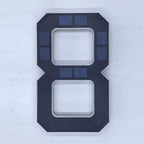 House Number Sign Solar LED Automatic Dusk To Dawn