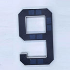 House Number Sign Solar LED Automatic Dusk To Dawn