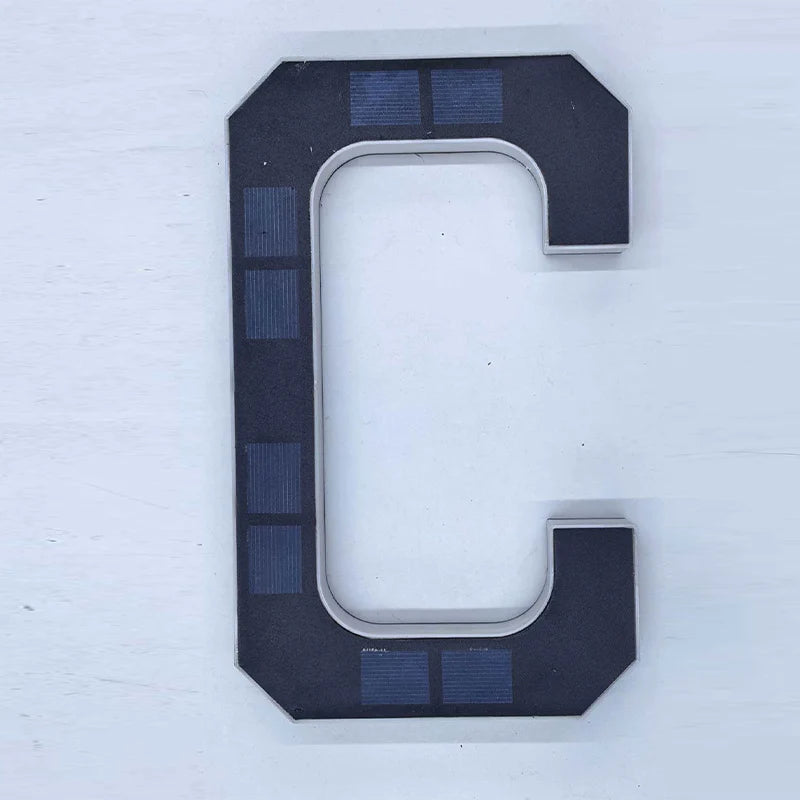House Number Sign Solar LED Automatic Dusk To Dawn