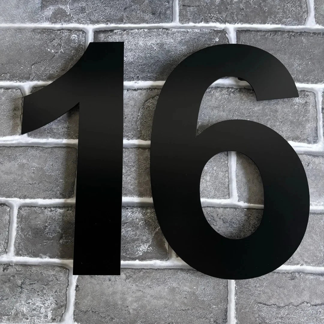 House Number Stainless Steel 3D Floating Weather-Resistant