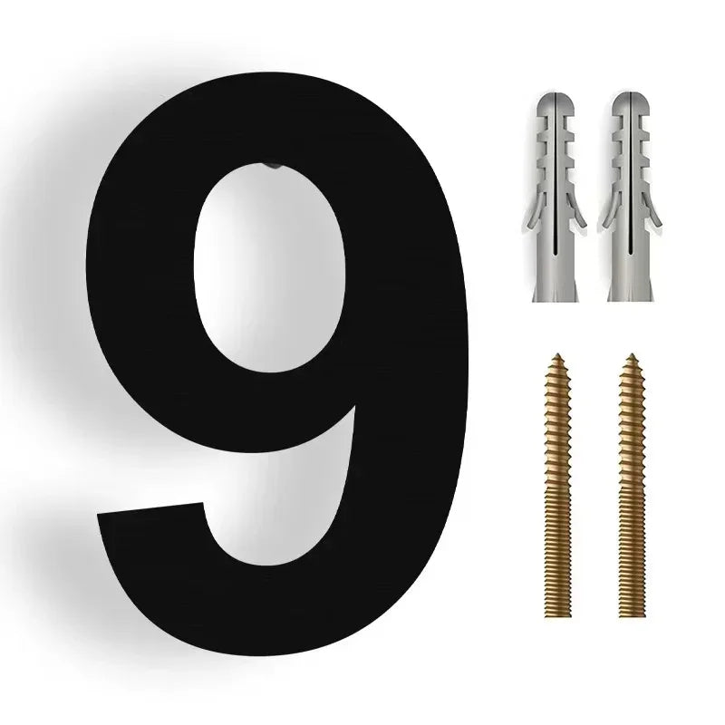 House Number Stainless Steel 3D Floating Weather-Resistant