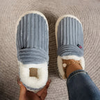 House Slippers Slip-On Warm Non-Slip Sole