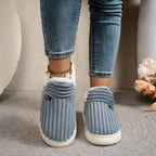 House Slippers Slip-On Warm Non-Slip Sole