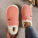 House Slippers Slip-On Warm Non-Slip Sole