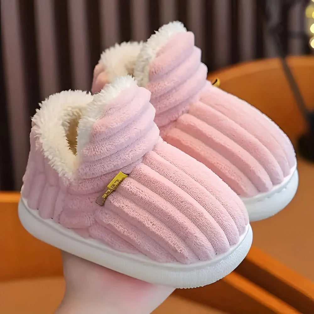 House Slippers Slip-On Warm Non-Slip Sole