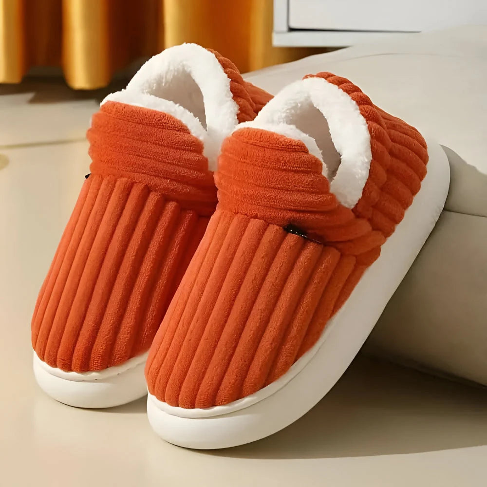 House Slippers Slip-On Warm Non-Slip Sole