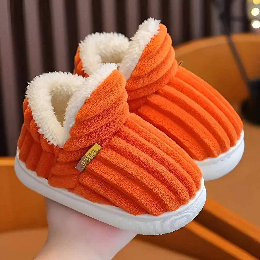 House Slippers Slip-On Warm Non-Slip Sole