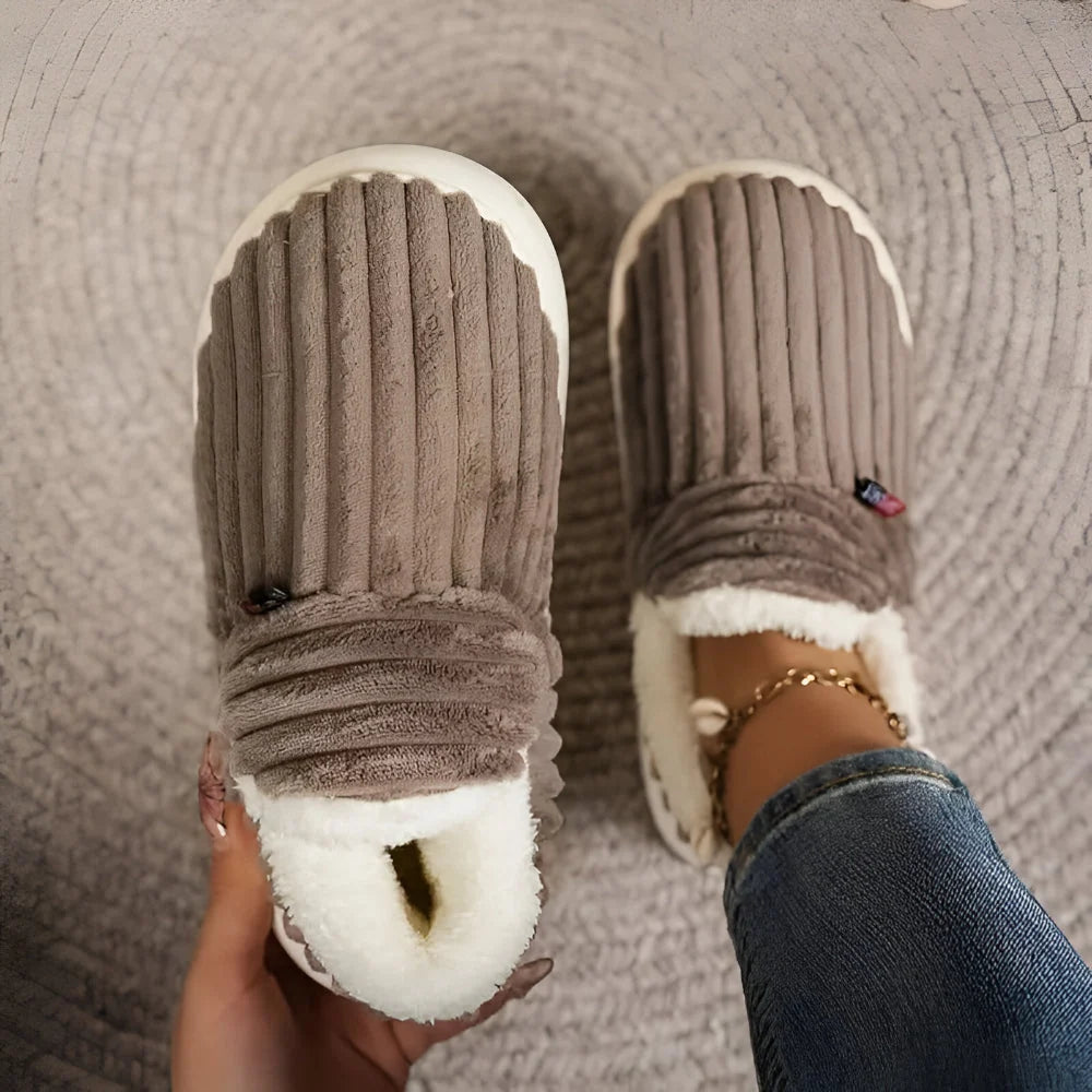 House Slippers Slip-On Warm Non-Slip Sole