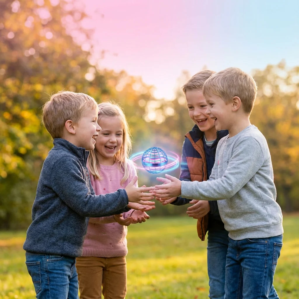 Hovering Game Ball Rechargeable Colorful LED Indoor & Outdoor