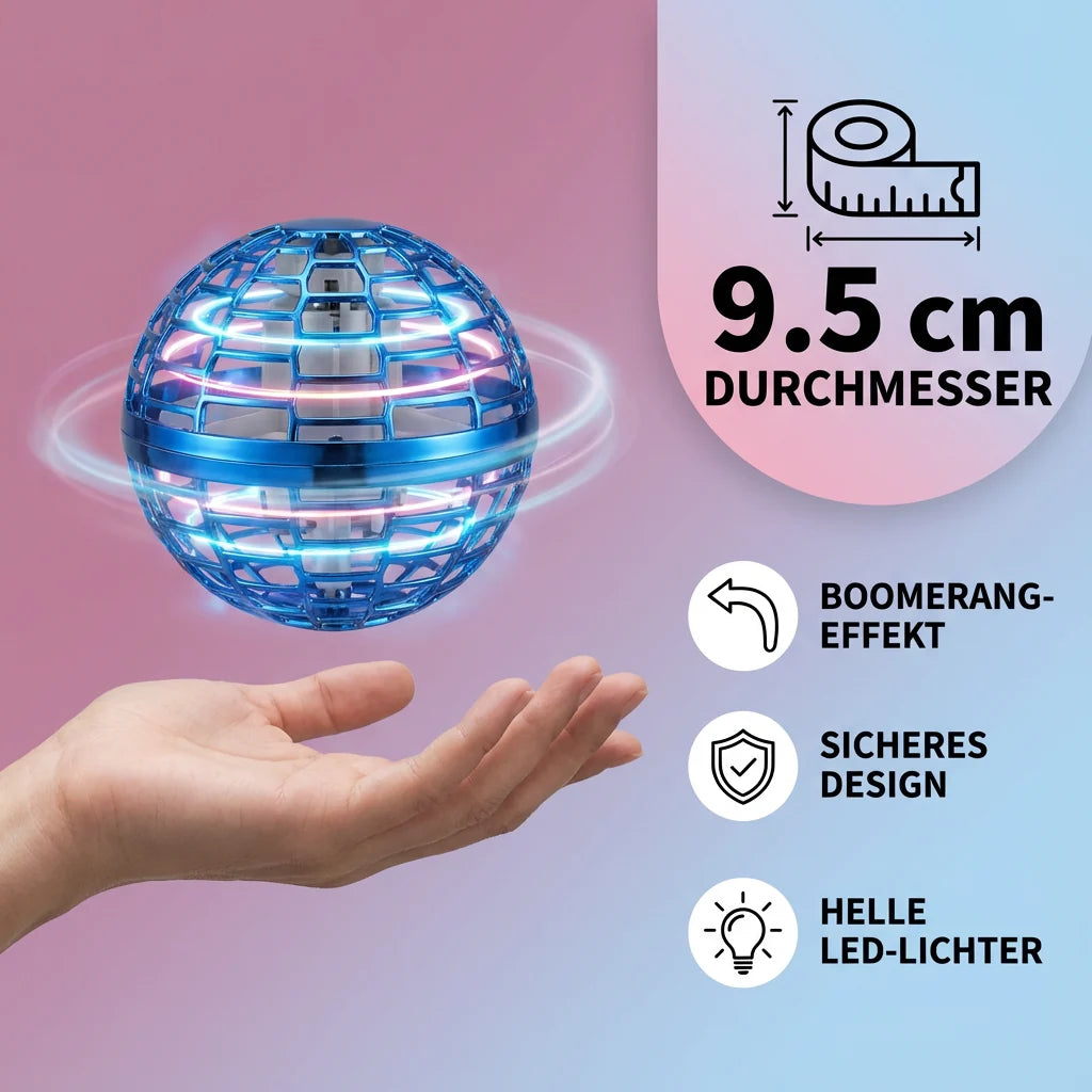 Hovering Game Ball Rechargeable Colorful LED Indoor & Outdoor