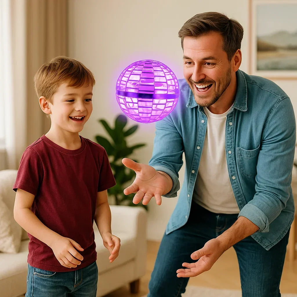 Hovering Game Ball Rechargeable Colorful LED Indoor & Outdoor