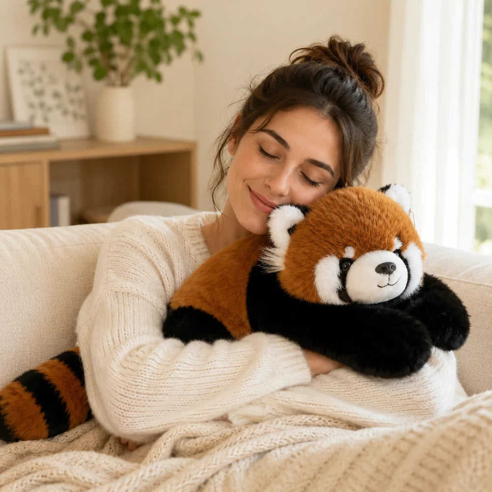 Hugging Pillow Long Arms & Ultra-Soft Faux Fur