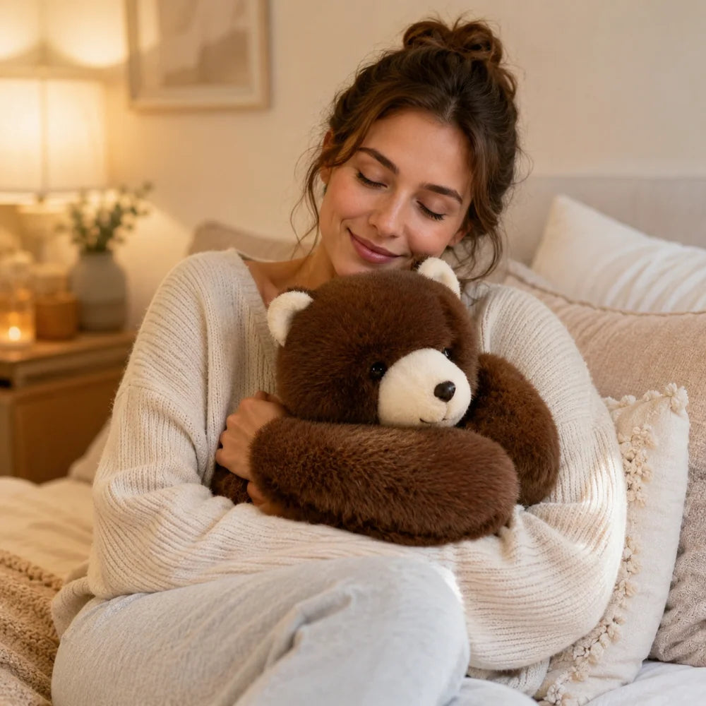 Hugging Pillow Long Arms & Ultra-Soft Faux Fur