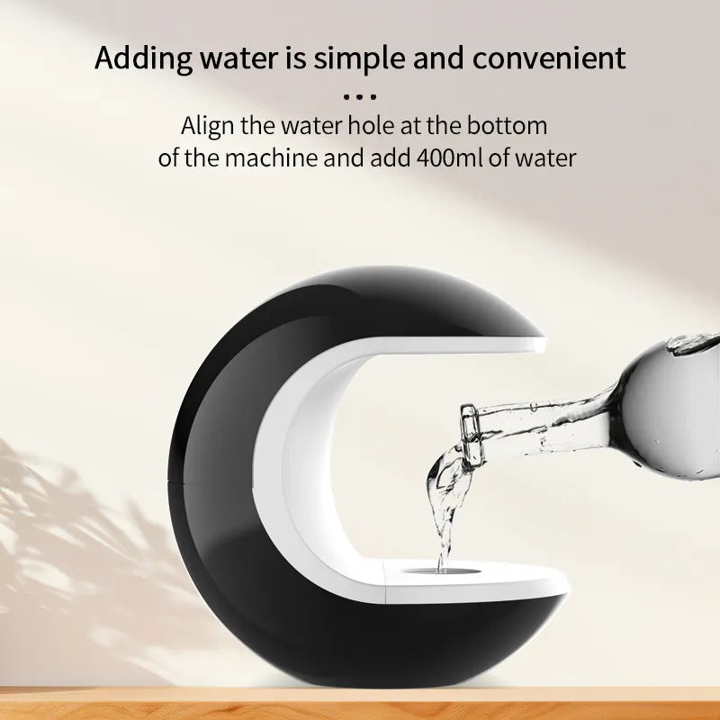 Humidifier Anti-Gravity Display Soft Mist & LED