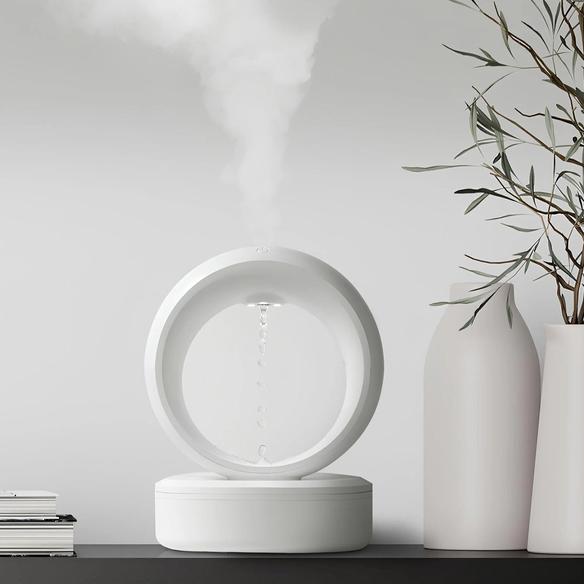 Humidifier Anti-Gravity Display Soft Mist & LED
