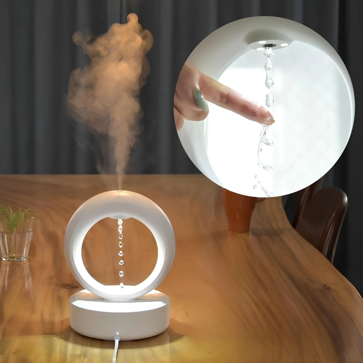 Humidifier Anti-Gravity Display Soft Mist & LED