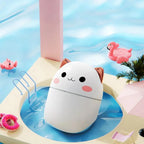 Humidifier Cat-Shaped Quiet USB LED Night Light